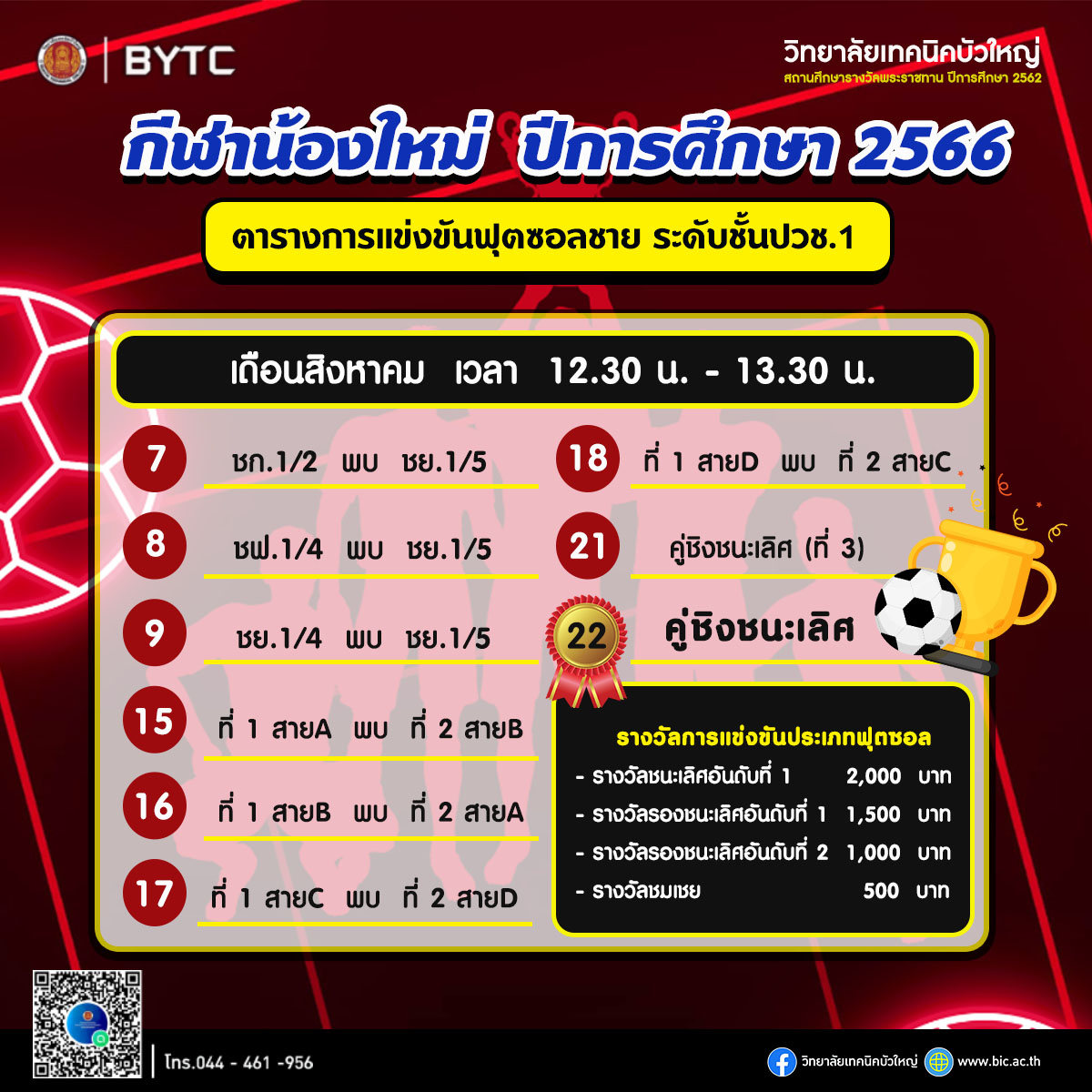 2566 กีฬาน้องใหม่ ฟุตซอล 4